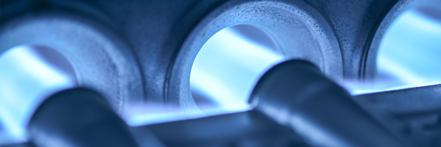 Forced air heating system service